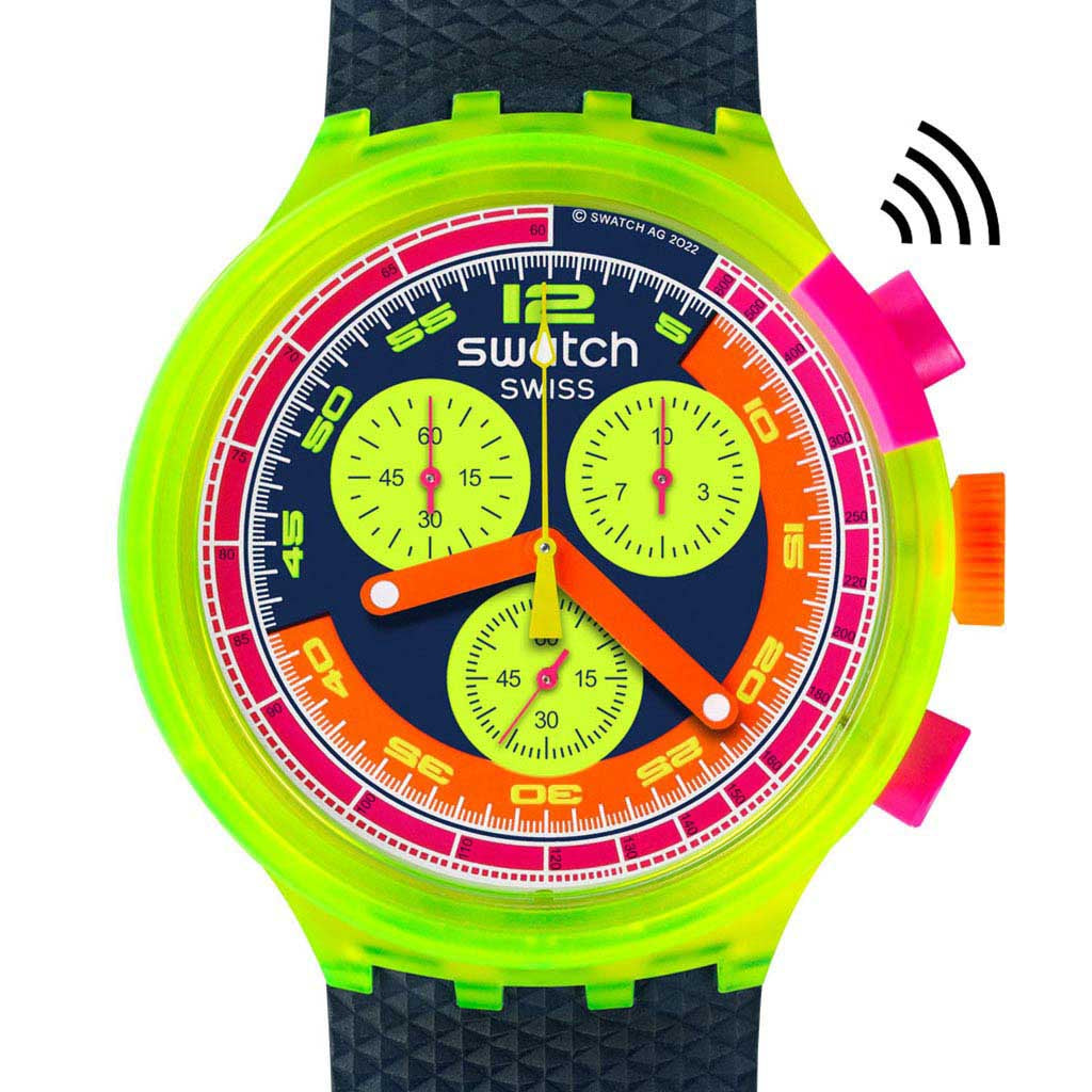Swatch Big Bold Chrono Swatch Neon to The Max Pay! SB06J101-5300