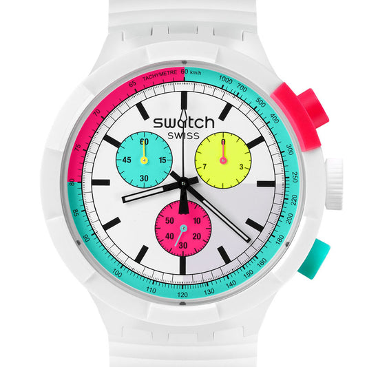 Swatch Big Bold Chrono Swatch The Purity Of Neon SB06W100