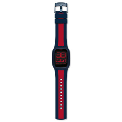 SWATCH TOUCH DARK BLUE & RED