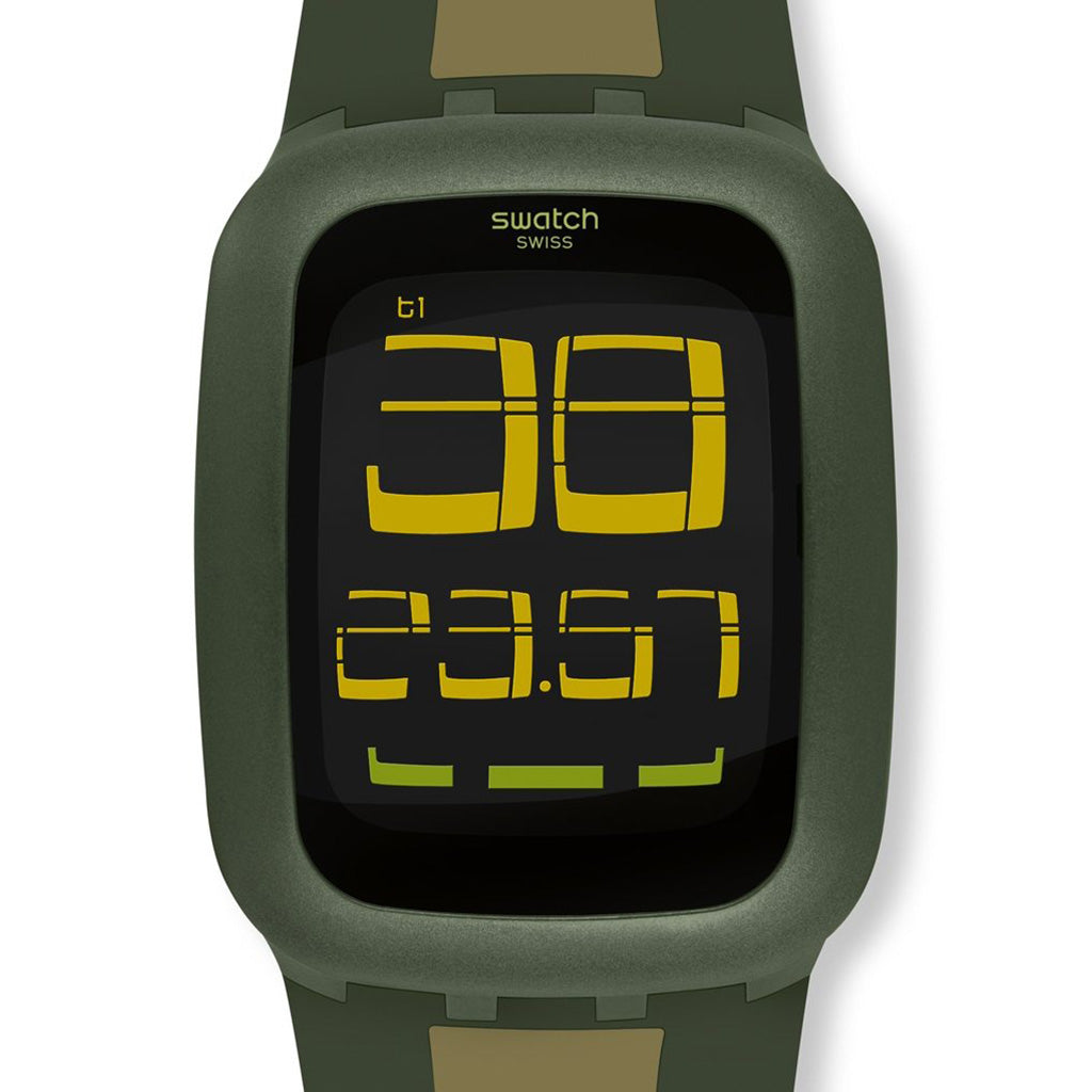 Swatch Digital Swatch Touch Olive & Light Green SURG101D