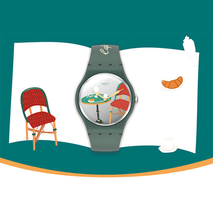 SWATCH X CAFÉ DE FLORE FOR NOT IN PARIS