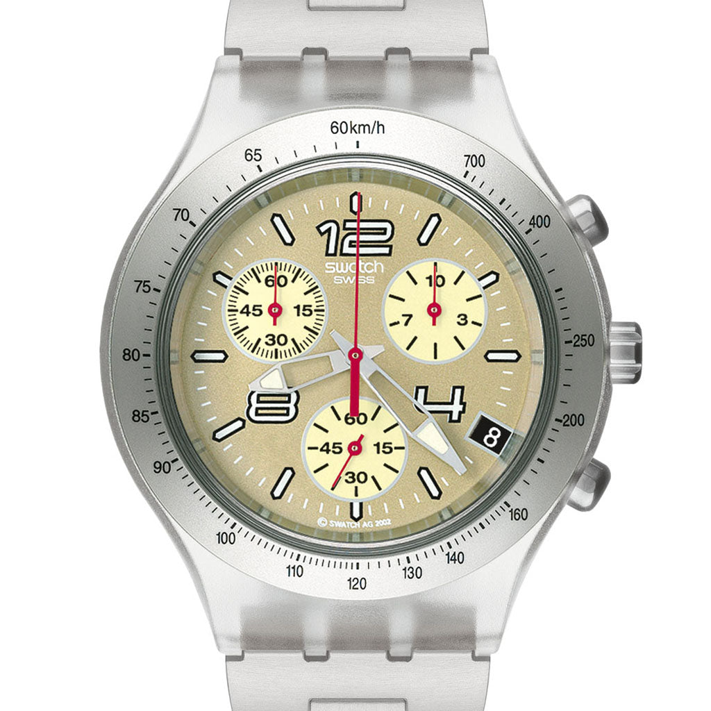 Swatch Irony Diaphane Chrono Swirl of Sand SVCK4013