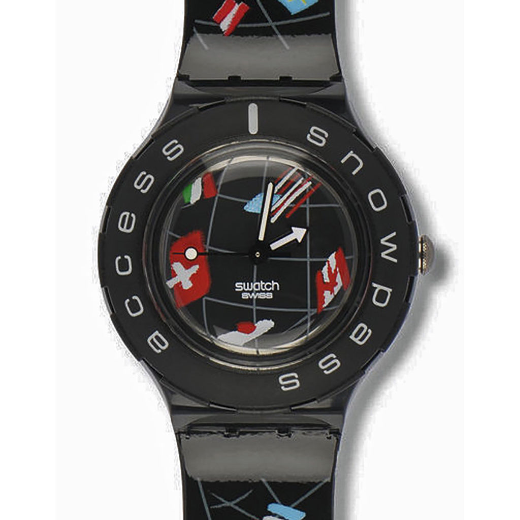 Swatch Scuba 200 Access Swiss Ski Team SHB102