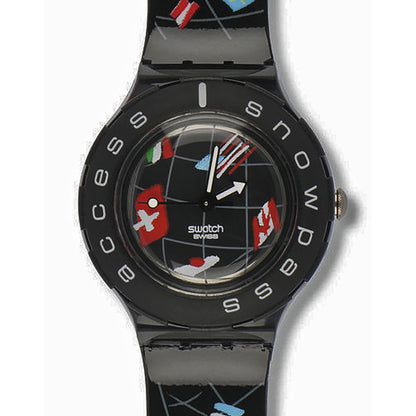 Swatch Scuba 200 Access Swiss Ski Team SHB102