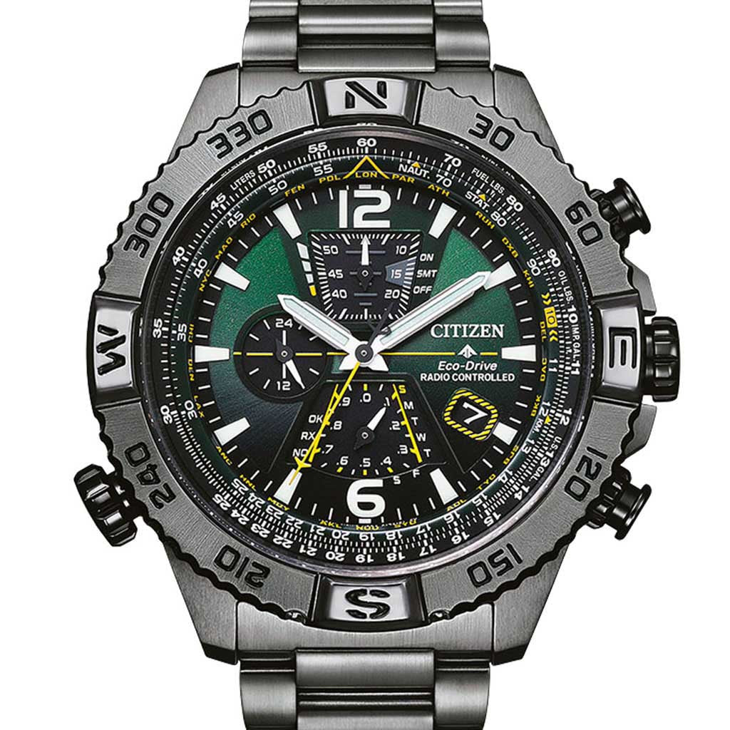 Citizen Promaster Sky Navihawk Herren Chrono AT8227-56X