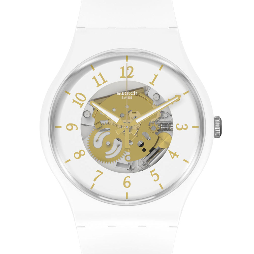 Swatch Originals New Gent Pay Tailsheadspay! SO32W105-5300