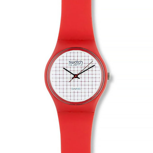 TENNIS GRID RED