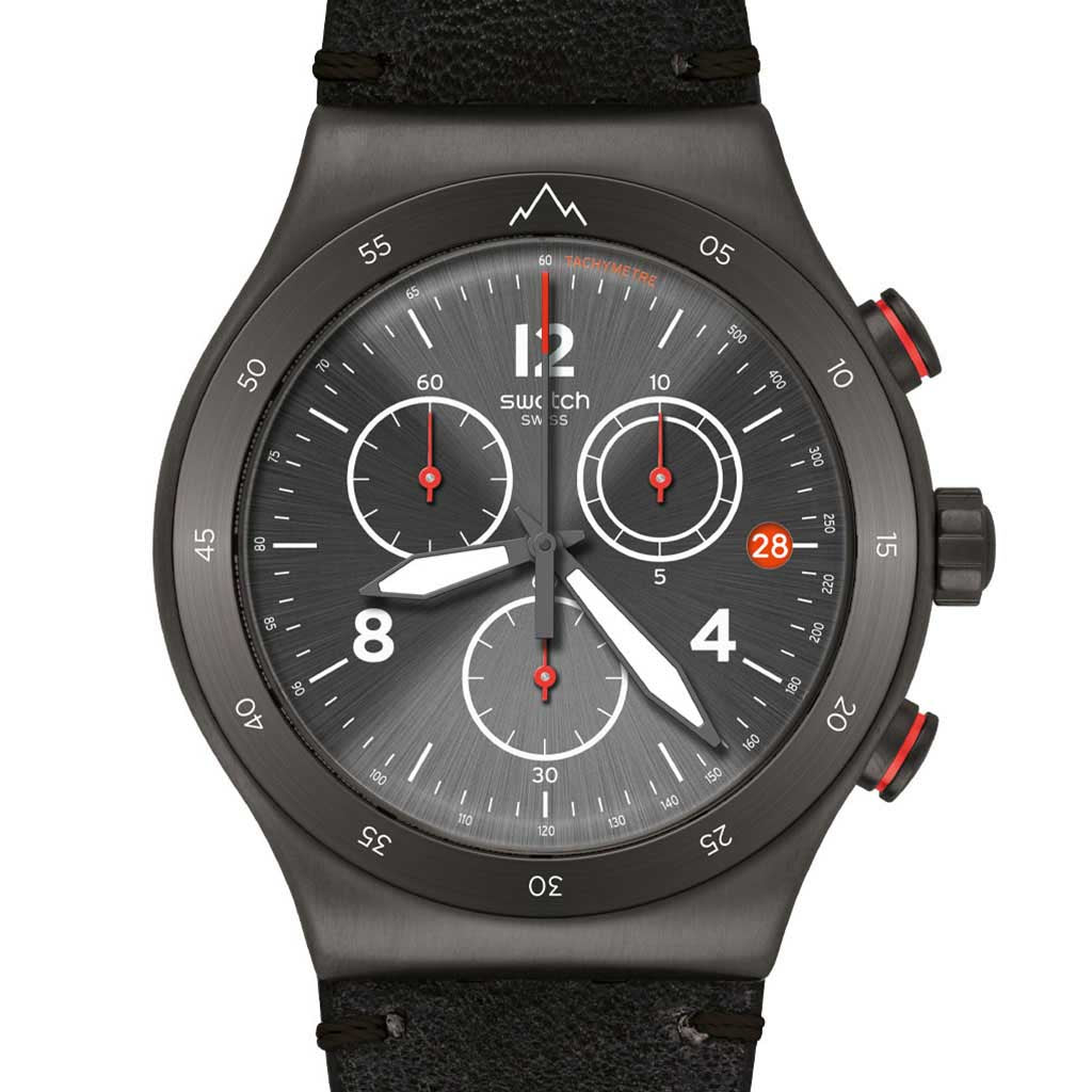 Swatch New Irony Chrono Special The Journey is the Reward Black YVZ400C