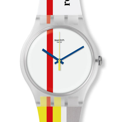 Swatch New Gent The Red Shiny Line SUOZ297