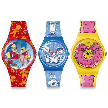 Swatch x Simpsons Special The Simpsons Set SUOZ361 + SO28Z126 + SO29Z134