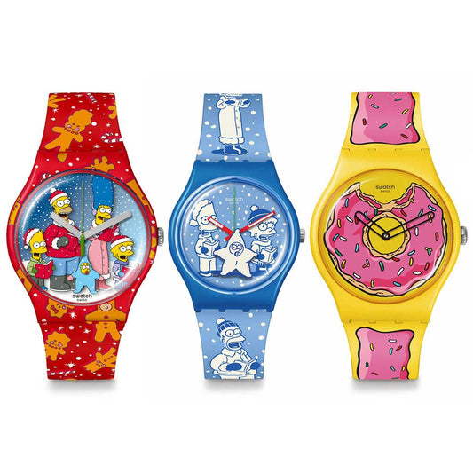 Swatch x Simpsons Special The Simpsons Set SUOZ361 + SO28Z126 + SO29Z134