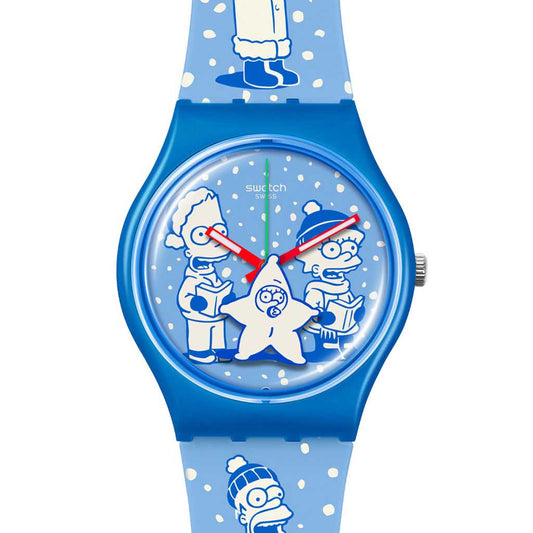 Swatch Simpson X-Mas Gent Special Tidings Of Joy SO28Z126