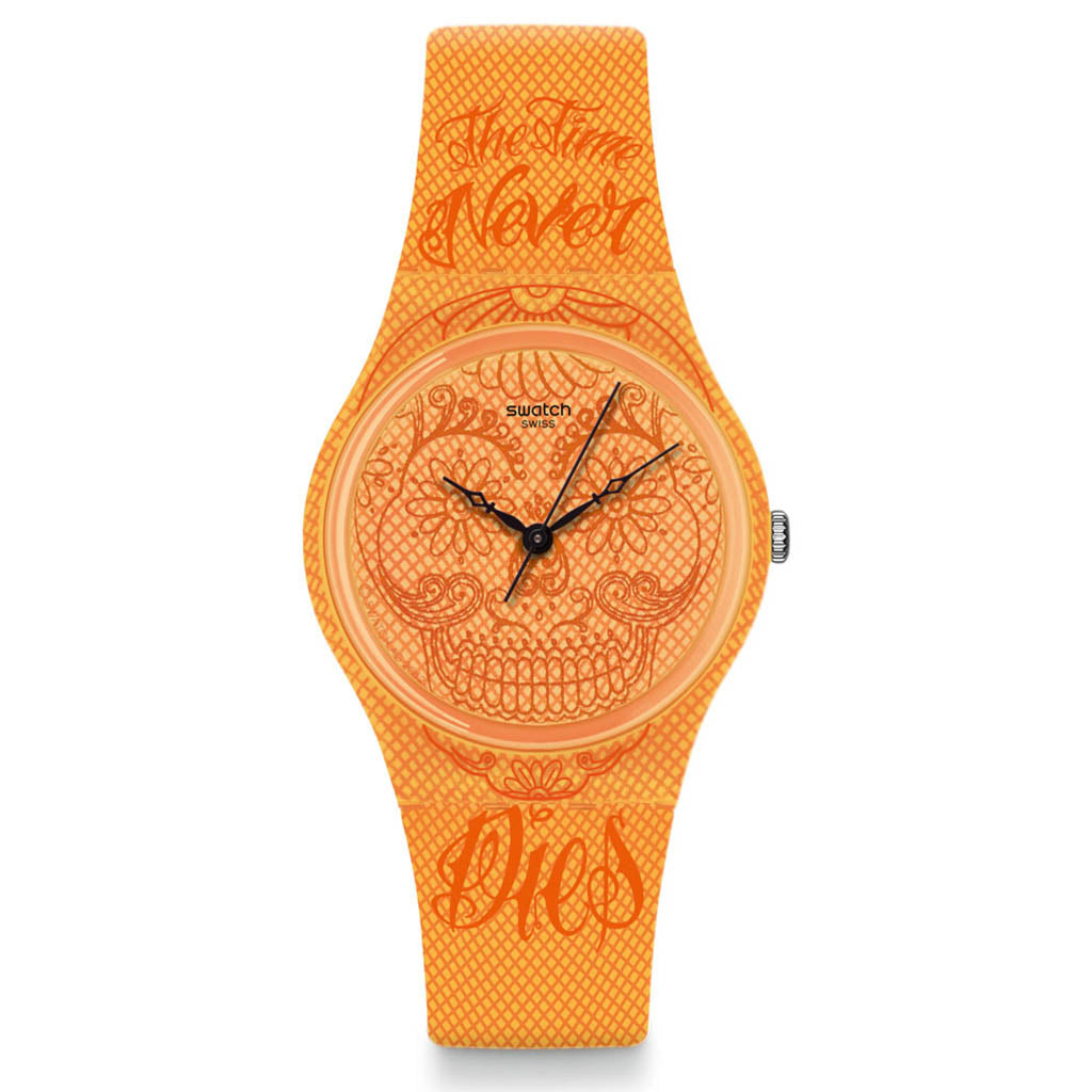 TIME NEVER DIES ORANGE