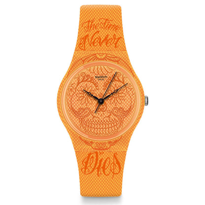 TIME NEVER DIES ORANGE