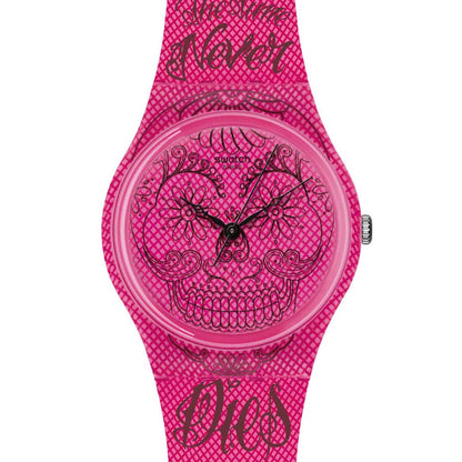 Swatch Gent TIme Never Dies Pink GP138