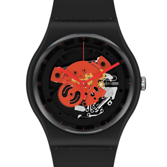 Swatch New Gent Bioceramic Time To Red Big SO32110