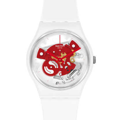 Swatch Gent Time To Red Small SO31W104
