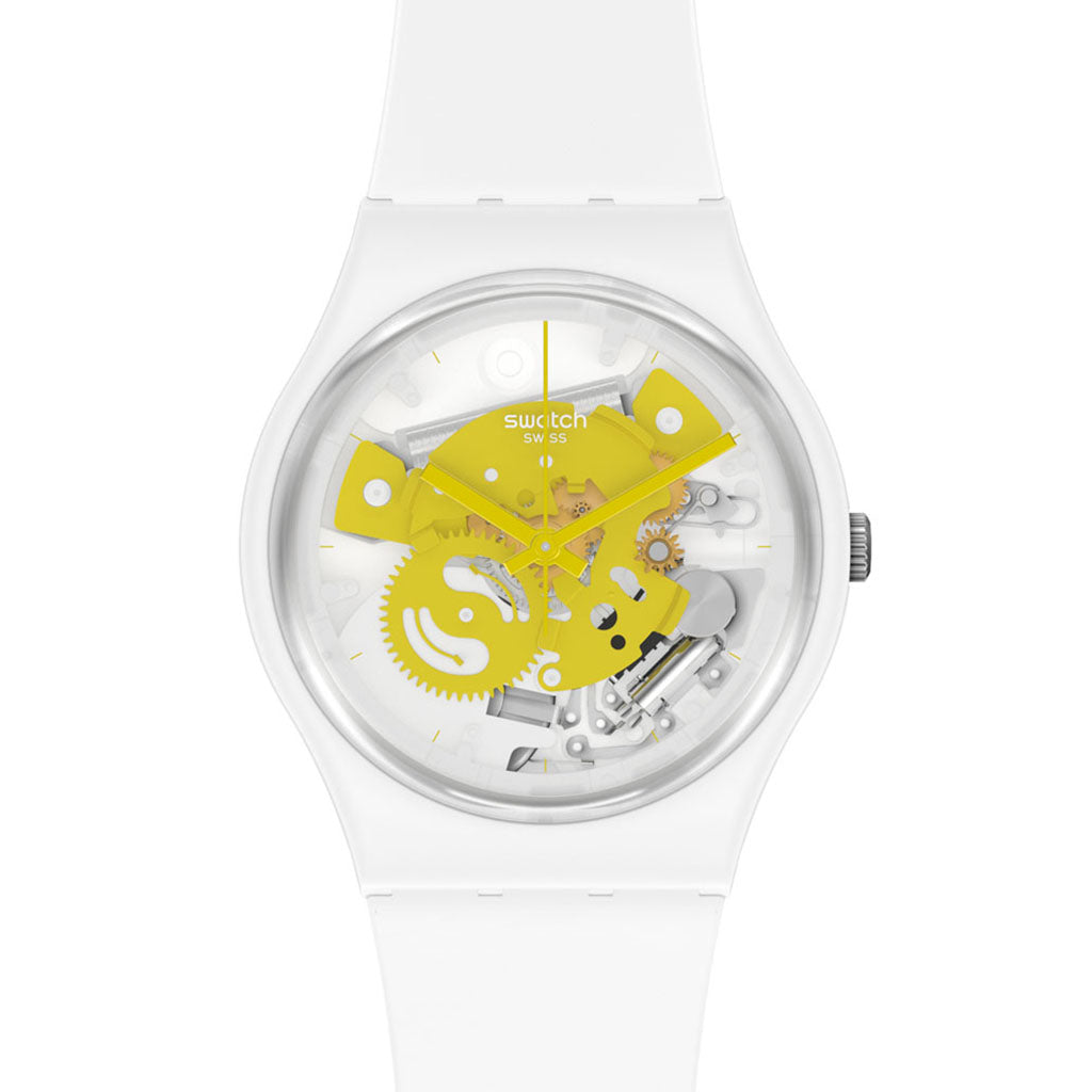 Swatch Gent Time To Yellow Small SO31W105