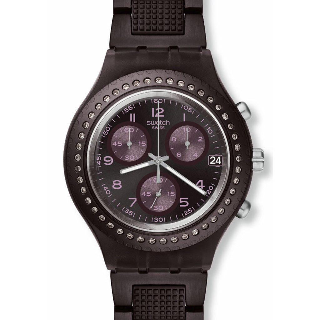 Swatch Irony Diaphane Chrono Tobacco Scent SVCV4000AG