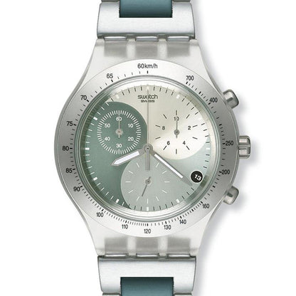Swatch Irony Diaphane Chrono Tryng Trang Aluband SVCK4012AG