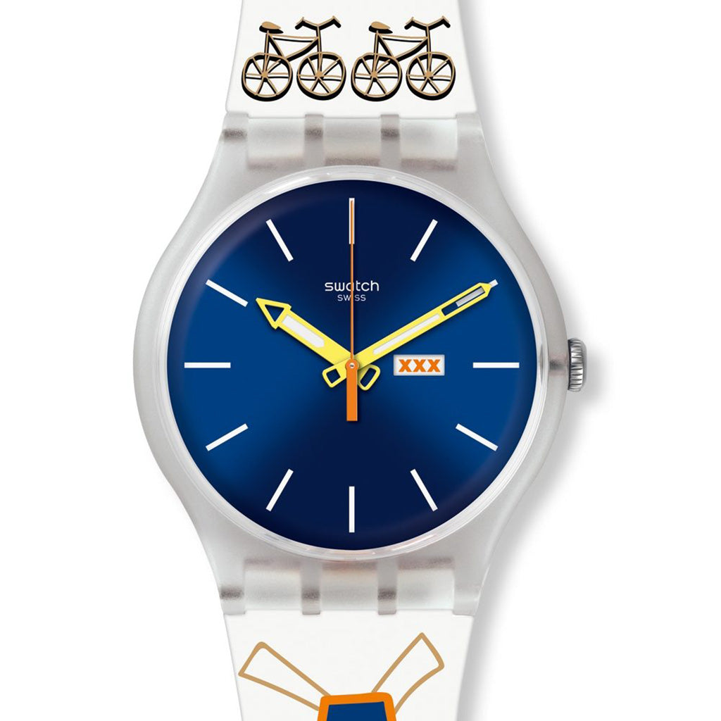 Swatch New Gent Destination Amsterdam Special Tulpen Uit XXX SUOZ714
