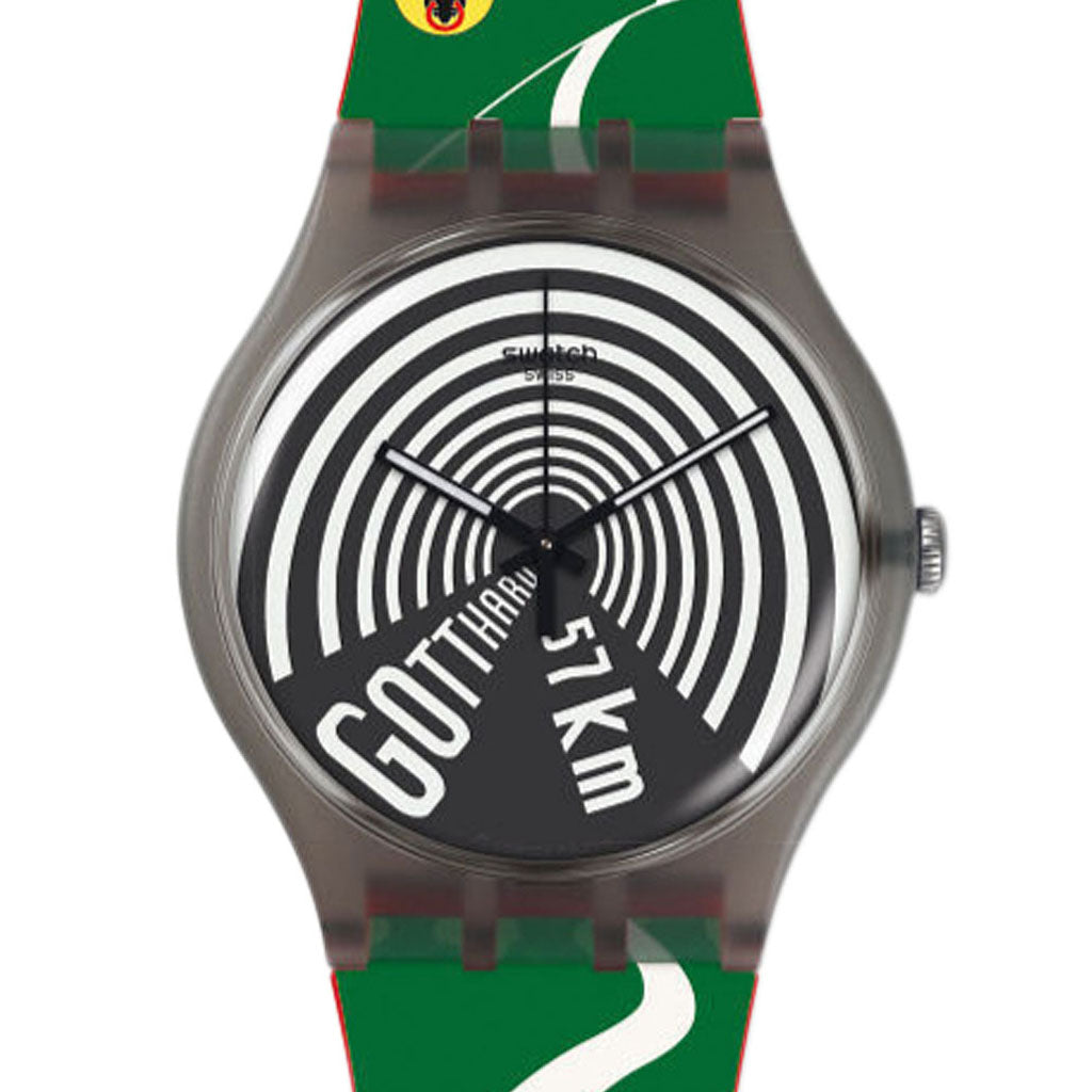 Swatch New Gent Destination Gotthard Schweiz Special Tunneling SUOZ257