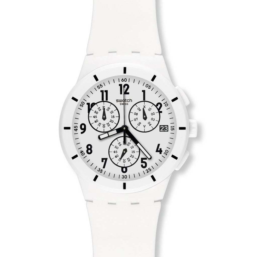 Swatch Chrono Plastic Twice Again White SUSW402