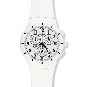 Swatch Chrono Plastic Twice Again White SUSW402