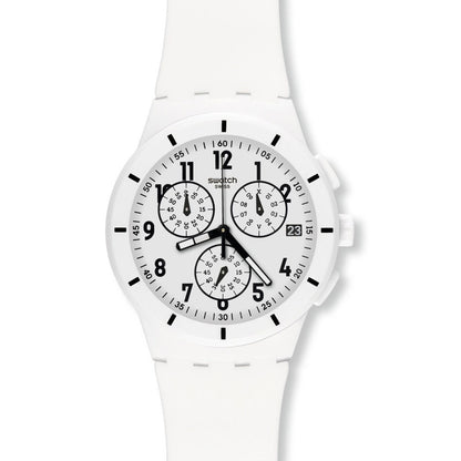 Swatch Chrono Plastic Twice Again White SUSW402