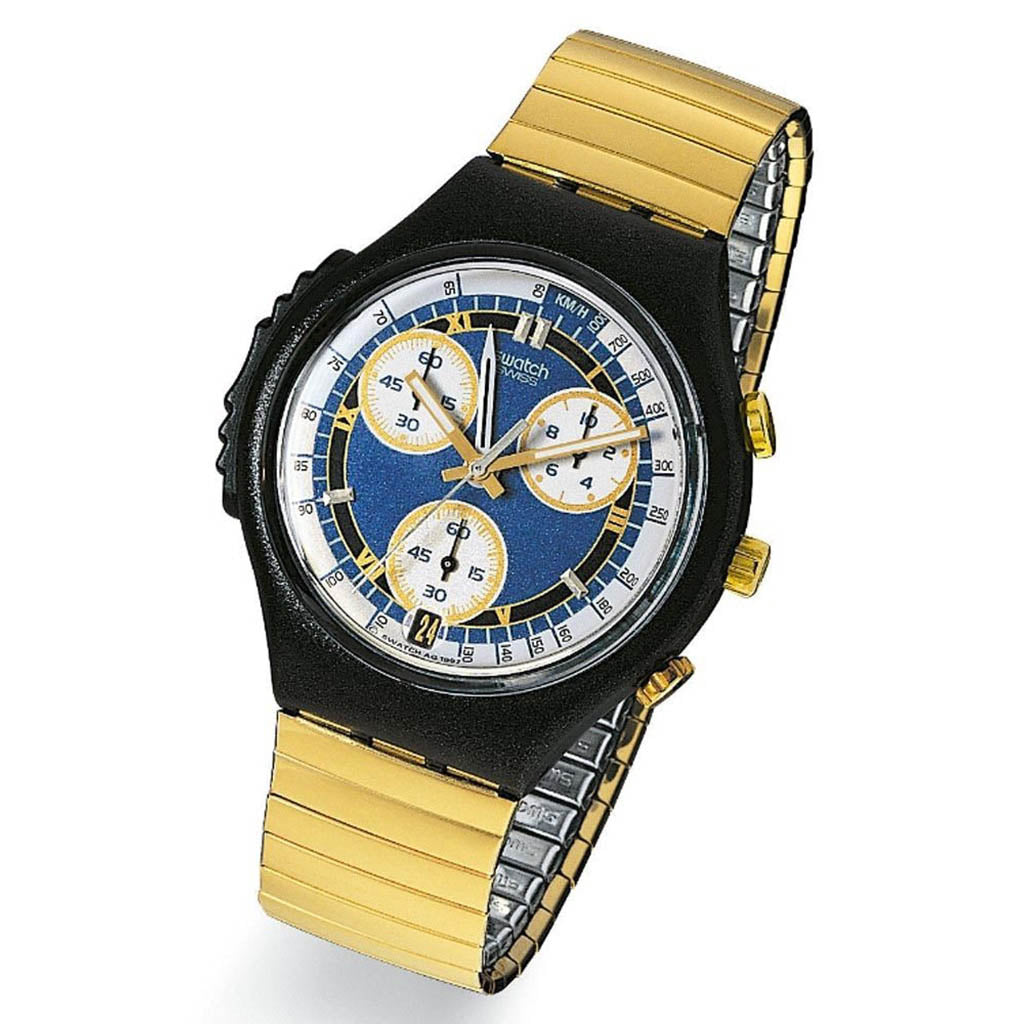 Swatch Alarm Chrono Twinklig SOB401