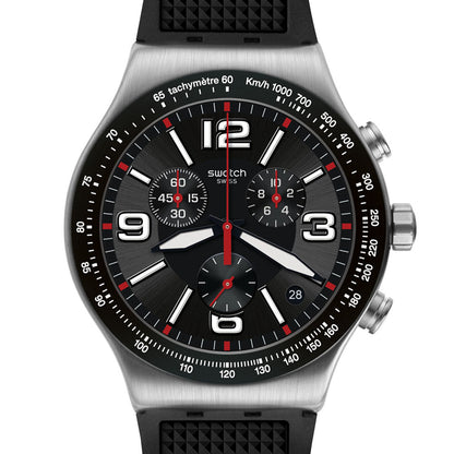 Swatch Irony New Chrono Very Dark Grid YVS461
