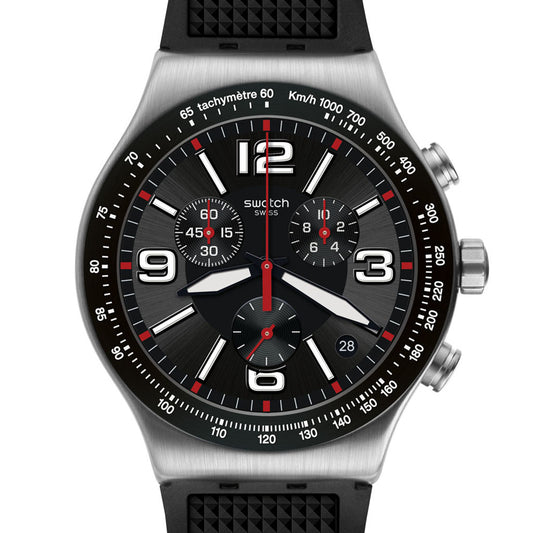Swatch Irony New Chrono Very Dark Grid YVS461