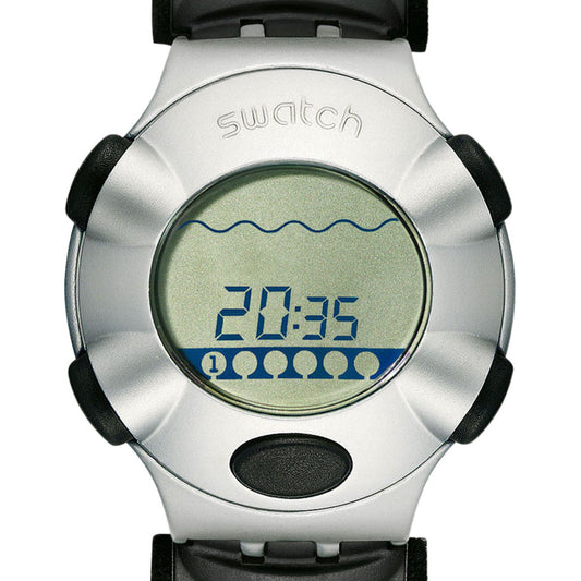 Swatch Irony .Beat Virtual Wave Velcro YQS1003L