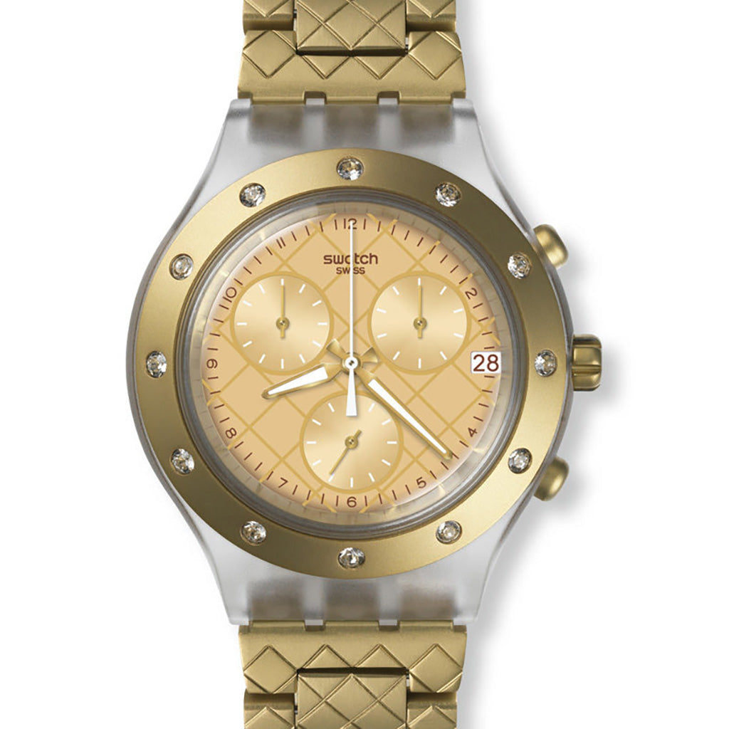 Swatch Irony Diaphane Chrono Waffelraffel SVCK4082AG
