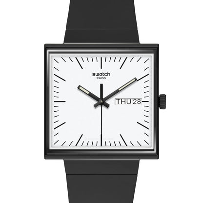 Swatch Gent Square What If Black SO34B700
