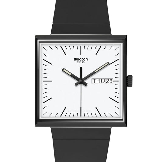 Swatch Gent Square What If Black SO34B700