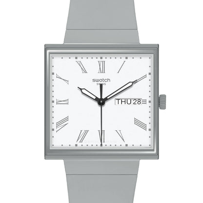 Swatch Gent Square What if ... Gray SO34M700