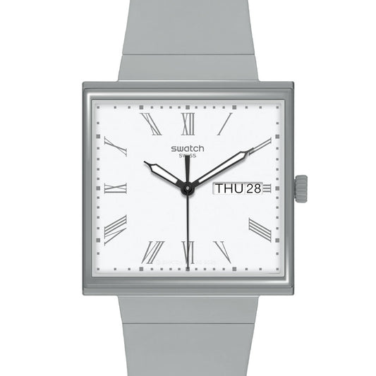 Swatch Gent Square What if ... Gray SO34M700