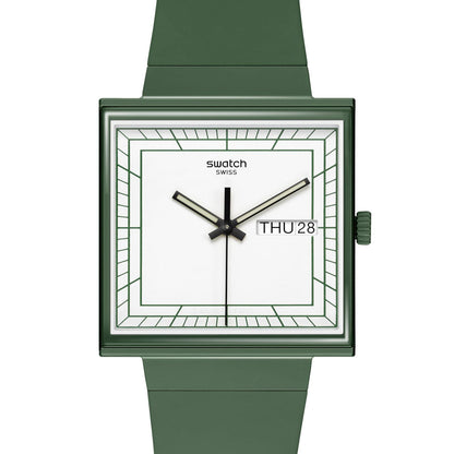 Swatch Gent Square What if ... Green SO34G700