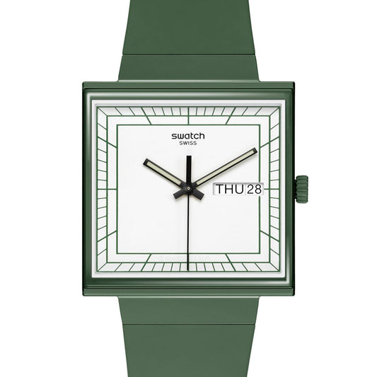 Swatch Gent Square What if ... Green SO34G700