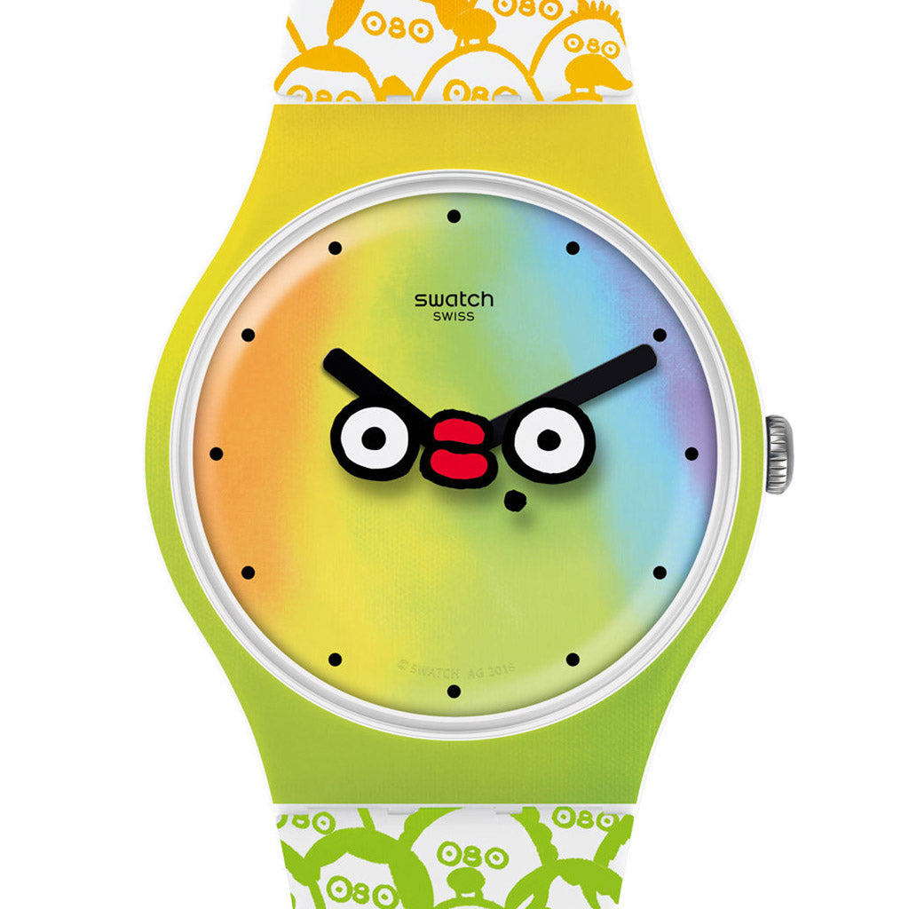 Swatch New Gent What Yo Face SUOZ303