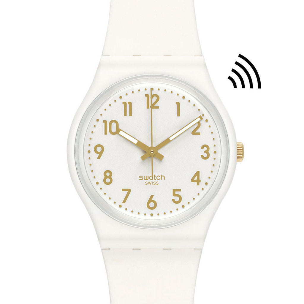 Swatch Gent Biosourced WHITE BISHOP PAY! SO28W111-5300