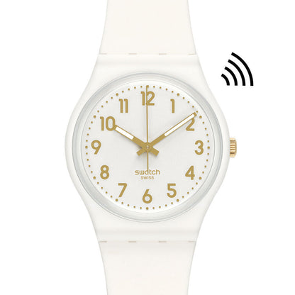 Swatch Gent Biosourced WHITE BISHOP PAY! SO28W111-5300