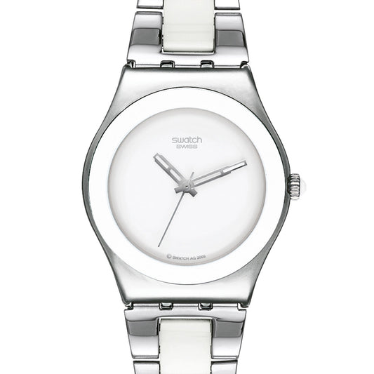 Swatch Irony Medium White Ceramic YLS141G