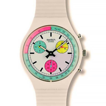 Swatch Chrono WHITE HORSES SCW100
