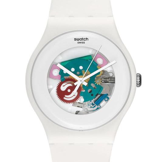 Swatch New Gent WHITE LACQUERED SUOW100