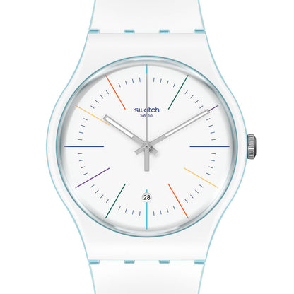 Swatch New Gent White Layered SUOS404