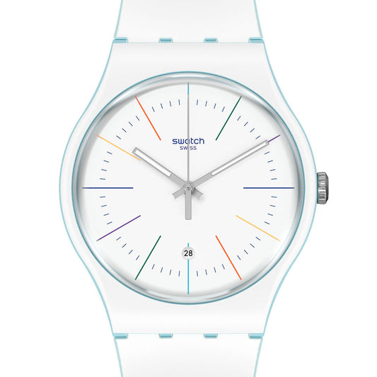 Swatch New Gent White Layered SUOS404