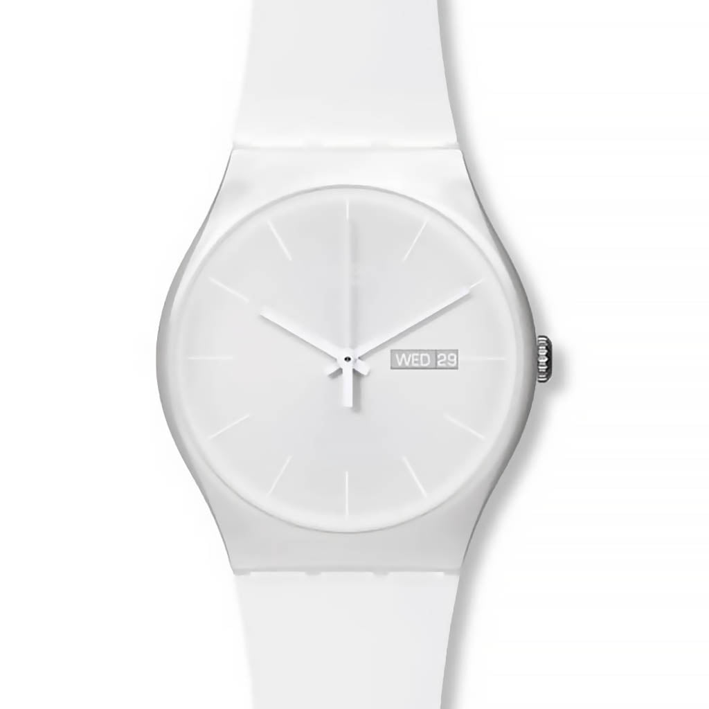 Swatch New Gent White Rebel SUOW701