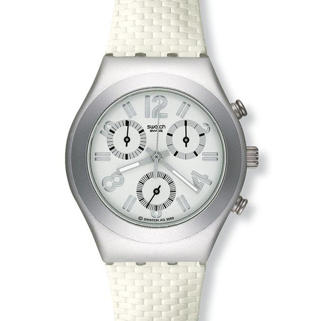 Swatch Irony Midi Chrono Whitewashed YMS1007